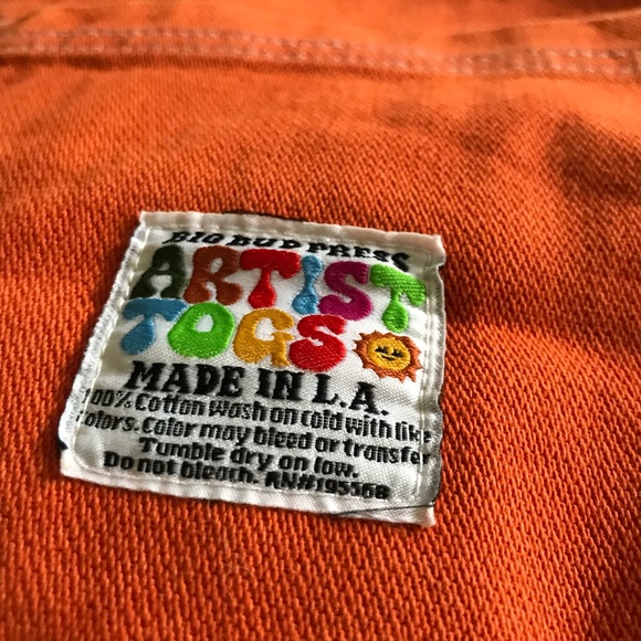 Big Bud Press size small orange overalls - Picture 3 of 4